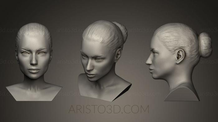 Busts and bas-reliefs of famous people (BUSTC_0006) 3D model for CNC machine